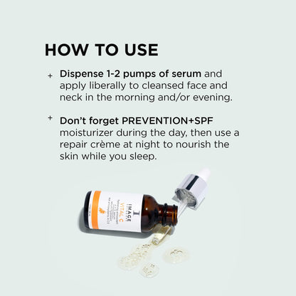 IMAGE Skincare Vital C Hydrating A C E Face Serum, 1.0 Oz