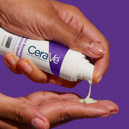 CeraVe Skin Renewing Retinol Serum Anti-aging Face Serum for Wrinkles & Fine Lines 1 fl oz