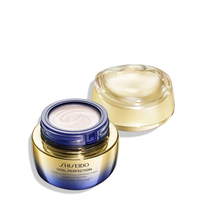 Shiseido Vital Perfection Uplifting and Firming Advanced Cream - Anti-Aging Moisturizer for Normal to Dry Skin